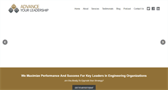 Desktop Screenshot of advanceyourleadership.com